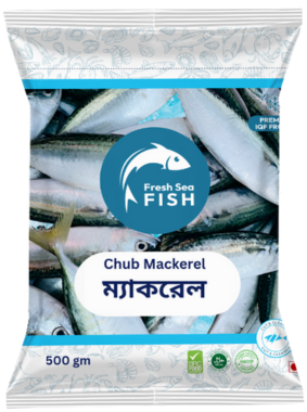 Fresh Sea Fish Chub Mackerel 500g ±50g