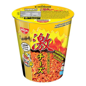 Nissin Instant Cup Noodles Hot Chilli Chicken Cheese Flavour 69g