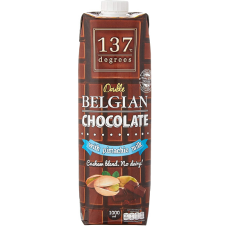 137 Degrees Double Belgian Chocolate With Pistachio Milk 1000ml
