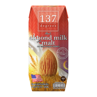 137 Degrees Real Almond Milk With Malt 180ml
