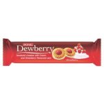 Jack n Jill Sandwich Cookies With Cream And Strawberry Flavour 126gm