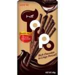 Lotte Toppo Cocoa Pretzel Stick With Chocolate Cream 132gm