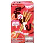 Lotte Toppo Vanilla Pretzel Stick With Strawberry Cream 132gm