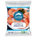 Brown Shrimp Head less Skin On Medium 250g±10g