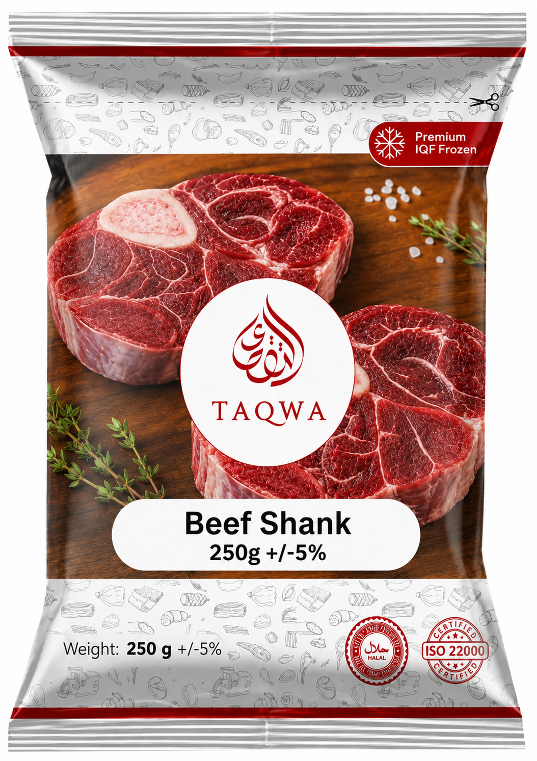Taqwa Beef Shank 250g +-5_ (2) Taqwa Beef Shank 250g +/-5% - Image 1