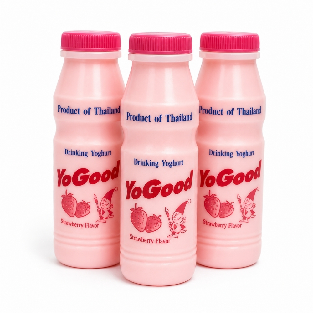 Untitled design YoGood Drinking Yoghurt strawberry 300ml x 6 Bottles 1800ml - Image 1