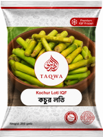 Taqwa Agro Deshi Kochur Loti IQF Cut & Clean 250gm ± 10