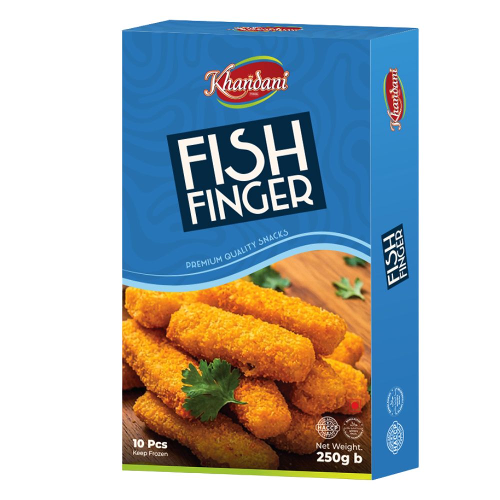 Untitled design (16) Khandani Fish Finger 10pcs 250gm - Image 1