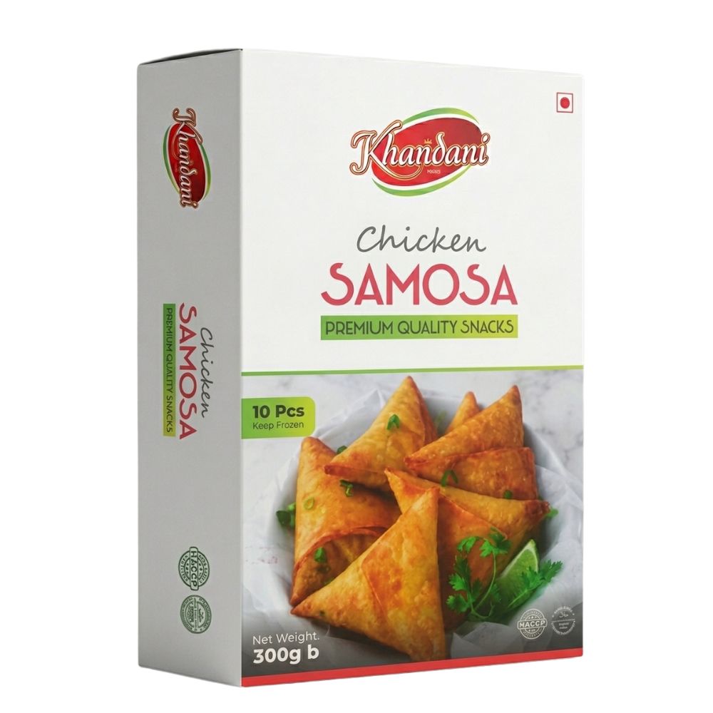Untitled design (2) Khandani Chicken big Samosa 300gm - Image 1