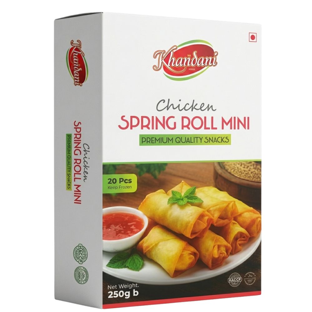 Untitled design (4) Khandani Chicken Spring Roll mini 250gm - Image 1